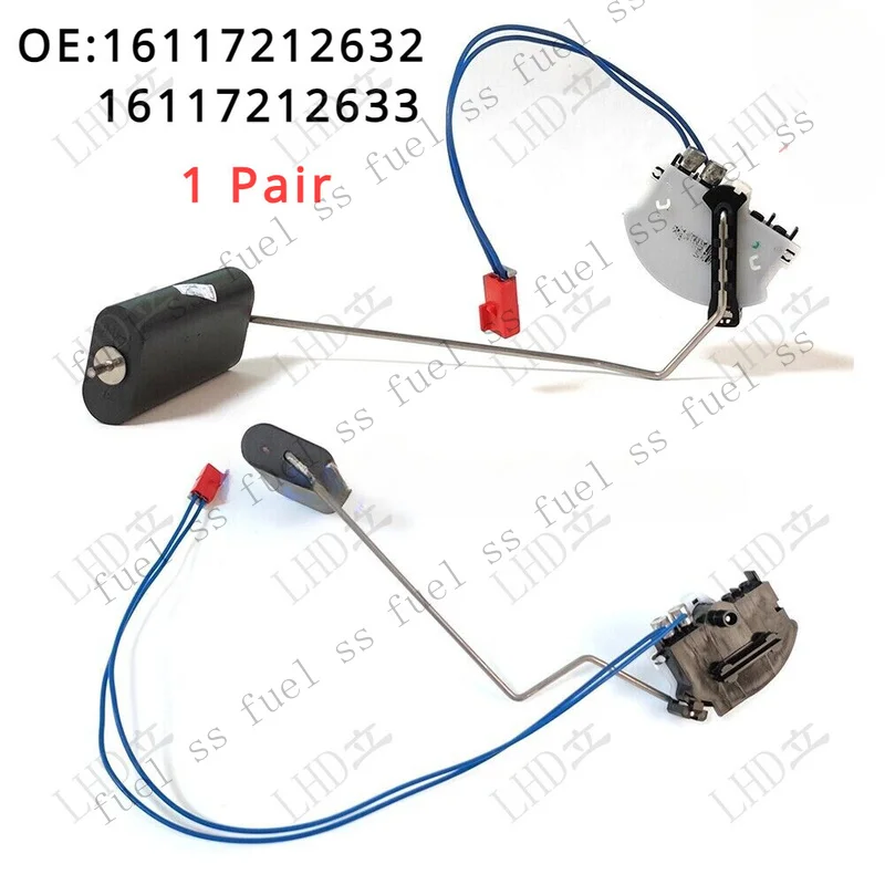 S+ 1 Pair New Fuel Level Sensor 16117212632/33 For BMW X5 E70 F15 F85 X6 E71 F16'