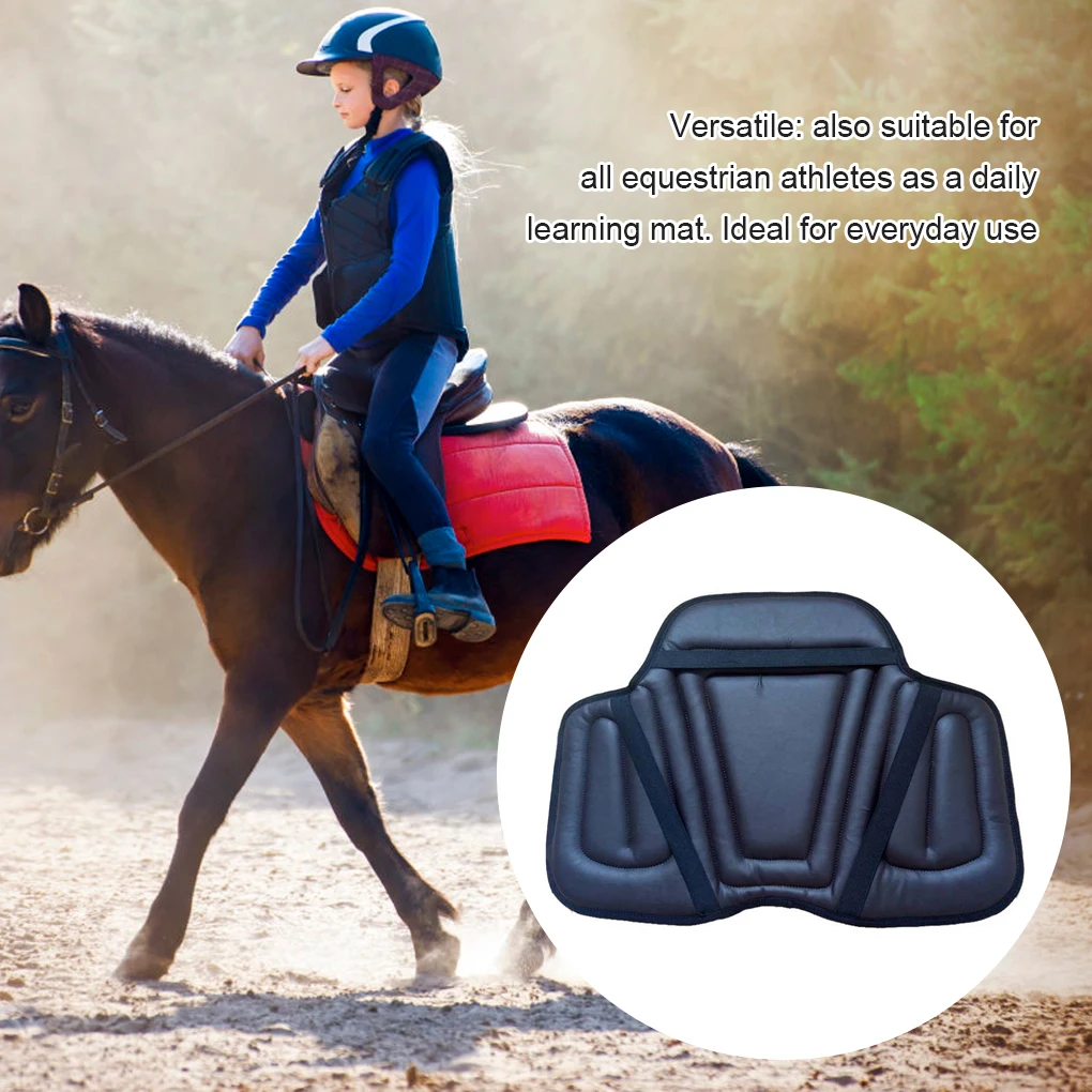 Riding Saddle Pad, Soft Espessamento Equestrian Seat Cover, Sports Body Mat, Iniciantes Profissionais, Presentes ao ar livre, Azul