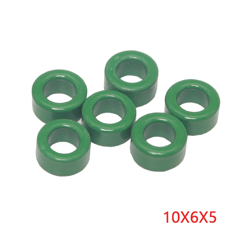 【30-10PCS】Ferrite Magnetic Ring 10x6x5MM Anti-interference Mn-Zn Toroidal Cores Toroid Ferrite Core for Inductor Chokes