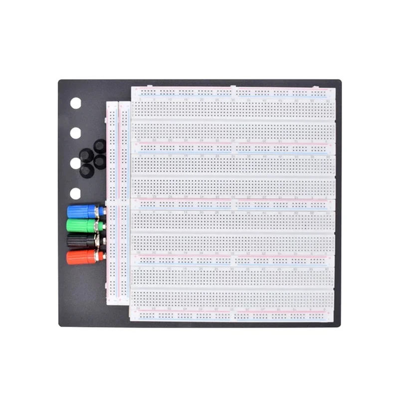 

No Welding Solderless Breadboard Plate 3220 Tie-Points Test Circuit Board ZY-208 4Pcs 830 Points