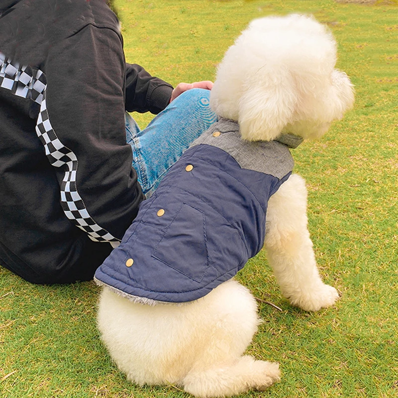 Autumn Winter Dog Jacket Vest Warm Fleece Pet Clothes for Small Dogs Pomeranian Dachshund Low Price Promotion Puppy Clothing