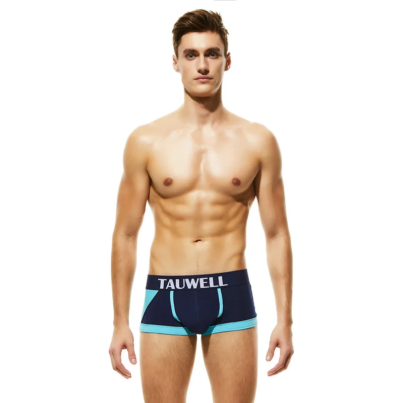 

Men's Underwear Solid Color Low Waist Sexy Boxer Briefs Letters Cotton Simple Comfortable boxers