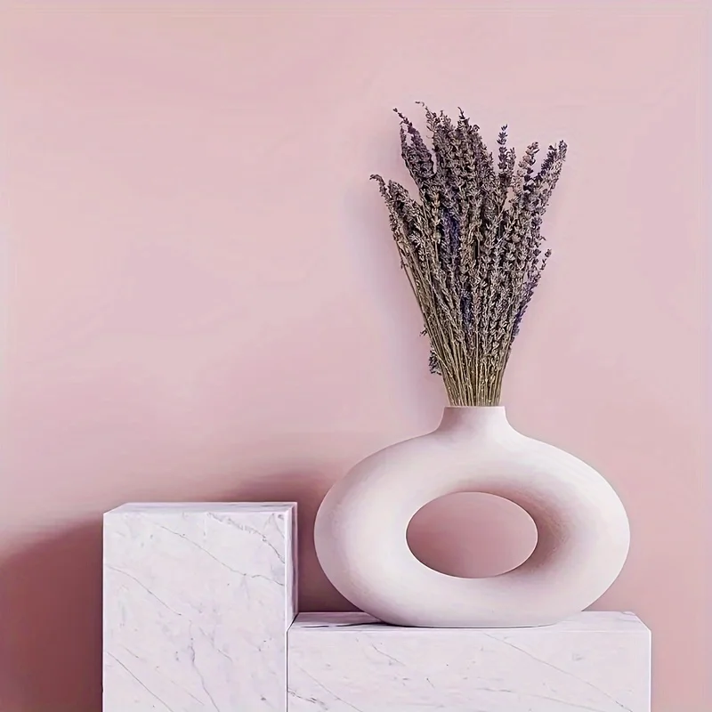 لافندر مجفف ممتاز، 42.93 سم، 100 سيقان. ديكور طبيعي للمنزل وحفلات الزفاف والهدايا. لا حاجة للطاقة.