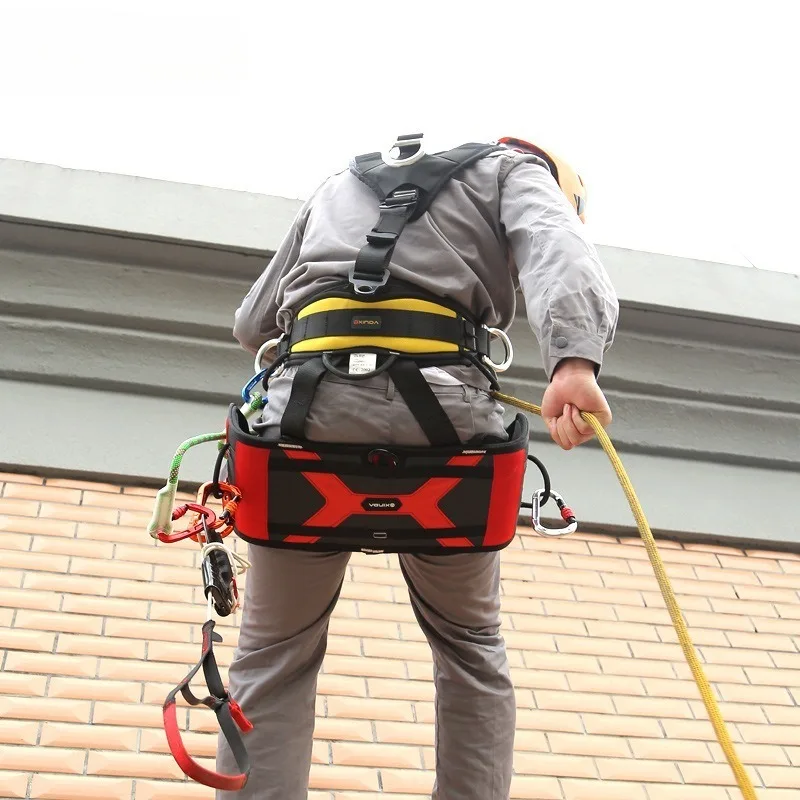 High Altitude Operation Seat Board Safety Belt Rope High-rise Hanging Board Exterior Wall Cleaning Anti Fall Seat Board