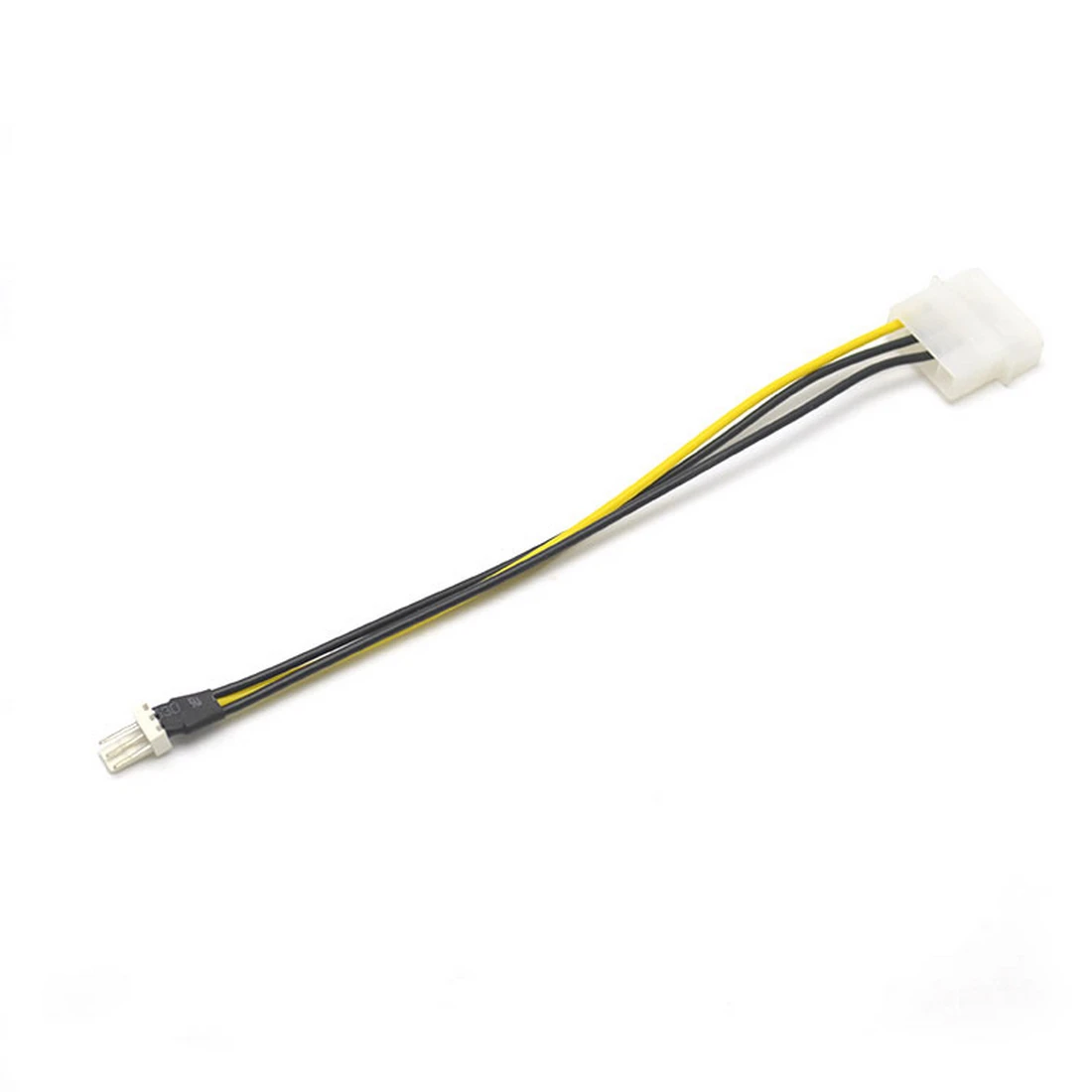 Ide de molex para 3 pinos para pc, computador, cpu case, ventilador, cabo conector de alimentação, 20cm, 1 parte