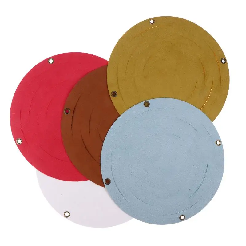 Home Garden PU Leather Multi-level Tray for Indoor Outdoor Flower Pots and Plant Display