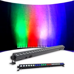 YUER 24x4W RGBW 4IN1 Led Wall Wash Light DMX Led Bar DMX512 Line Bar Wash Stage Light For Dj Disco Party Horse Race Lamp