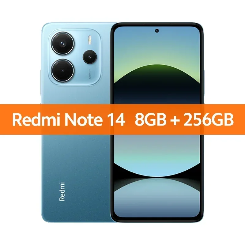 【World Premiere】Global Version Xiaomi Redmi Note 14 MediaTek Helio G99-Ultra 108MP AI Camera 5500mAh 6.67" 120Hz AMOLED Displa