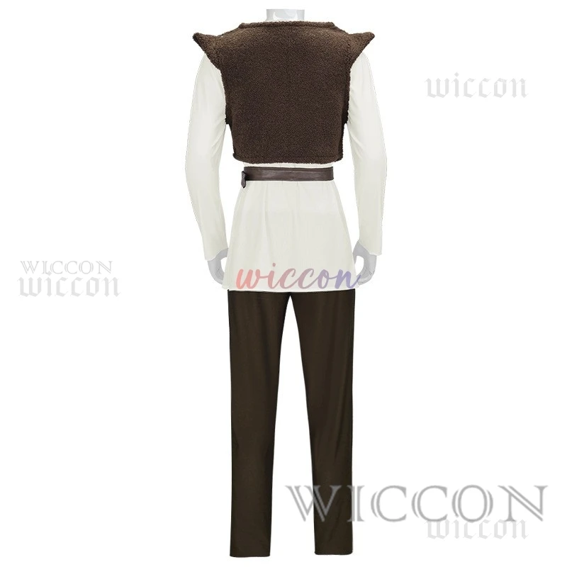 Film Monster Shrek kostiumy Cosplay maska ​​Shrek Top kamizelka spodnie dla mężczyzn wydajność do odgrywania ról Halloween karnawałowe stroje imprezowe — zdjęcie 4