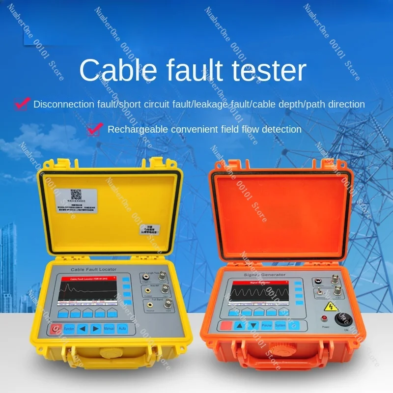 Tester High and Low Voltage Power Buried Hidden Line Leakage Breakpoint Detection Short Circuit Location Fault Detector