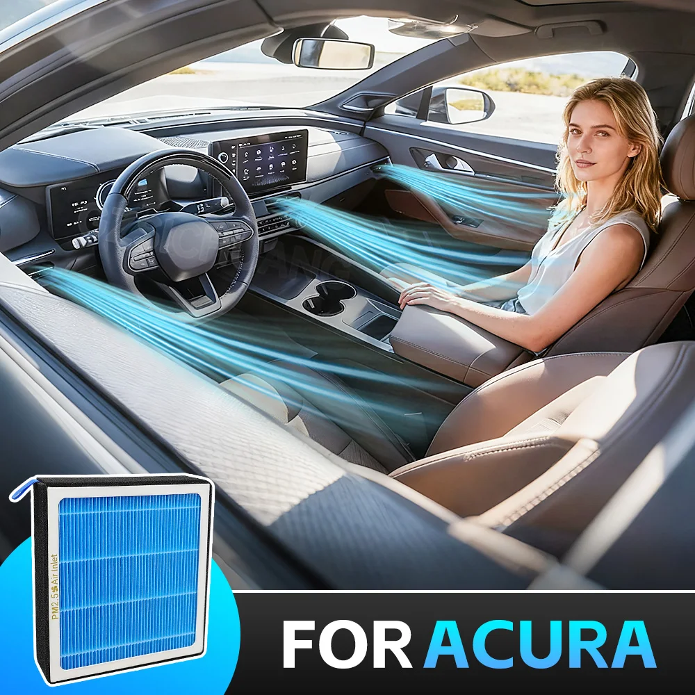 

For Acura ZDX Car Air Conditioning Filter Element For Acura ZDX 2024 2025 High Flow Air Filter Replacement Interior Accessories