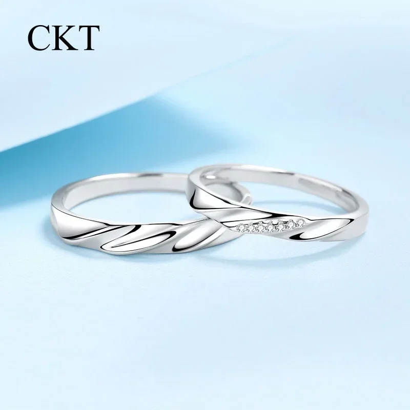 

Nice 18K White Gold Men and Women Rings Lovers D Color Vvs1 Total 0.28 Carat Moissanite Diamond Engagement Platinum Pt950 Ring