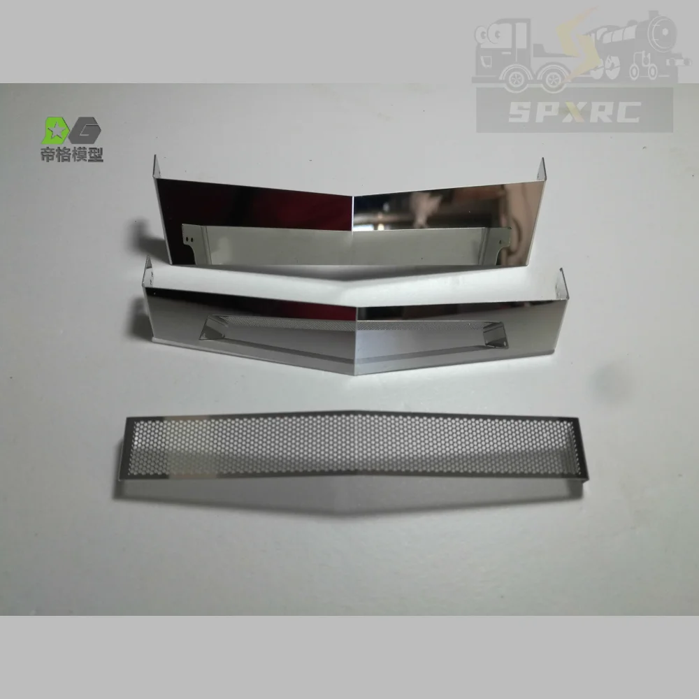 

Взрывозащищенная сетка, металлическая сетка для Tamagio Draghead 1/14, новый King 56344 56301, зеркало из нержавеющей стали, детали для модернизации с радиоуправлением