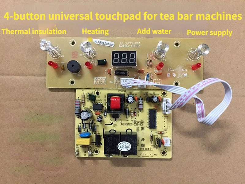 

Automatic Tea Bar Machine Control Board Tea Stove Line Computer Board Automatic Water Touch Four-key Universal Motherboard