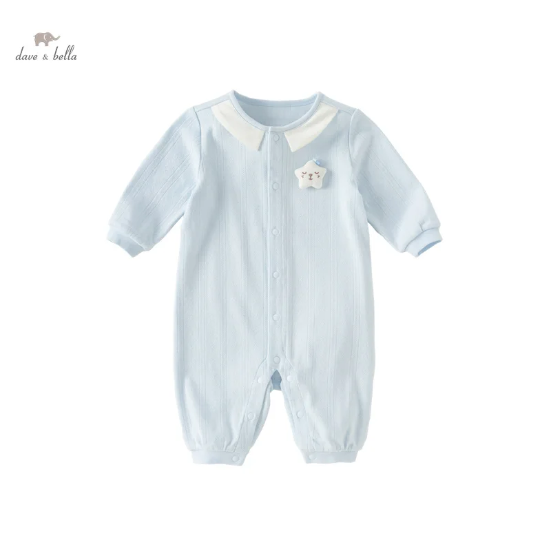 Dave Bella Baby Jumpsuit Romper Newborn Creeper 2024 Spring New Boys Girls Romper Casual Fashion Comfortable Lovely DB1247999