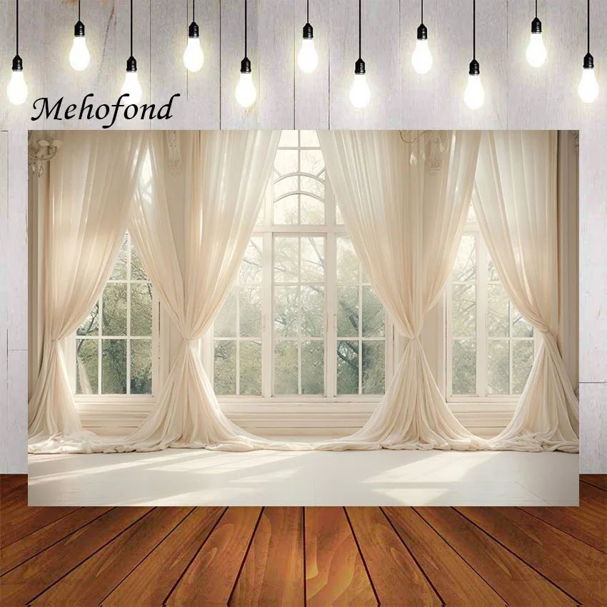 

Mehofond Photography Background French Sash Window Interior Room Wedding Party Maternity Portrait Decor Backdrop Photo Studio