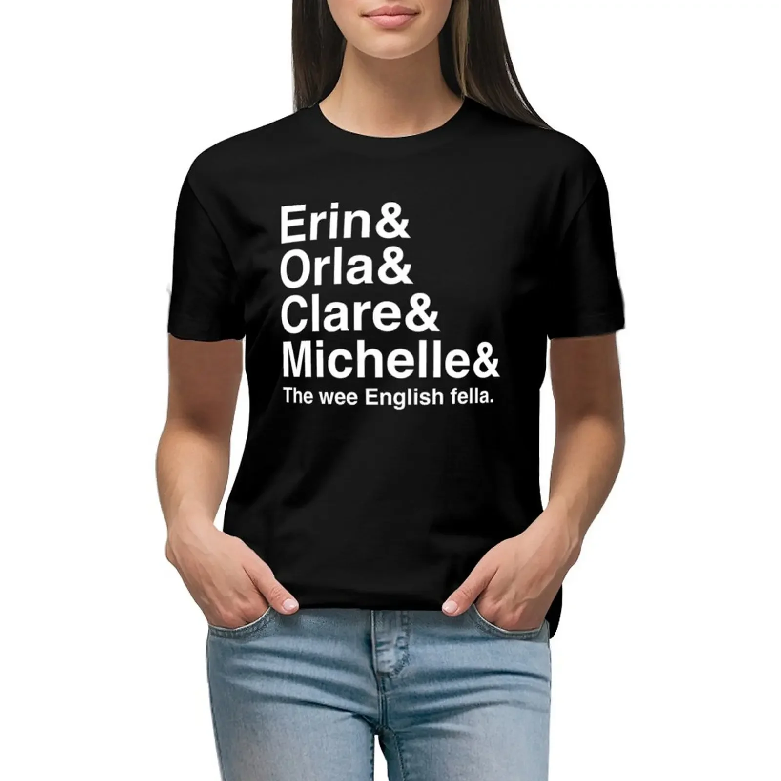 

Derry Girls Derry Girls Shirt, Character Names, Erin and Orla and Clare and Michelle the T-Shirt