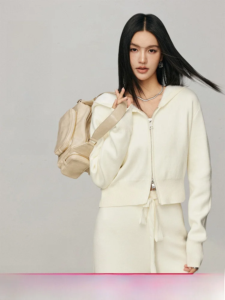 

Chill Zoe Комплект из двух предметов в Корейском стиле с капюшоном или Jaet Autumn Faion Спортивный костюм для женщин Теплый нейлоновый длинный свеч на молнии