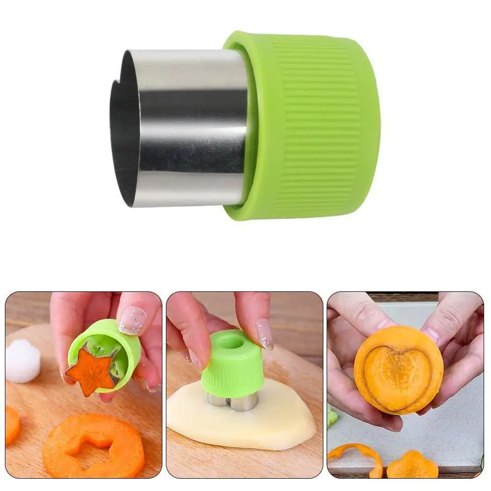 11Pcs/set Vegetable Fruit Cutter Mold Flowers Cartoon Cutter Mold Cookie Tools J2Y4 Cutting Steel Biscuit Shape C W3P4