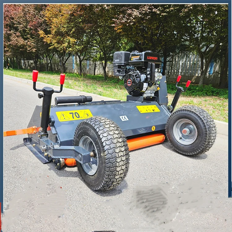 2025 نوع جديد جودة عالية ATV آلة إزالة الأعشاب الضارة 15HP جزازة المهنية كسارة العشب جزازة قاطع غاز
