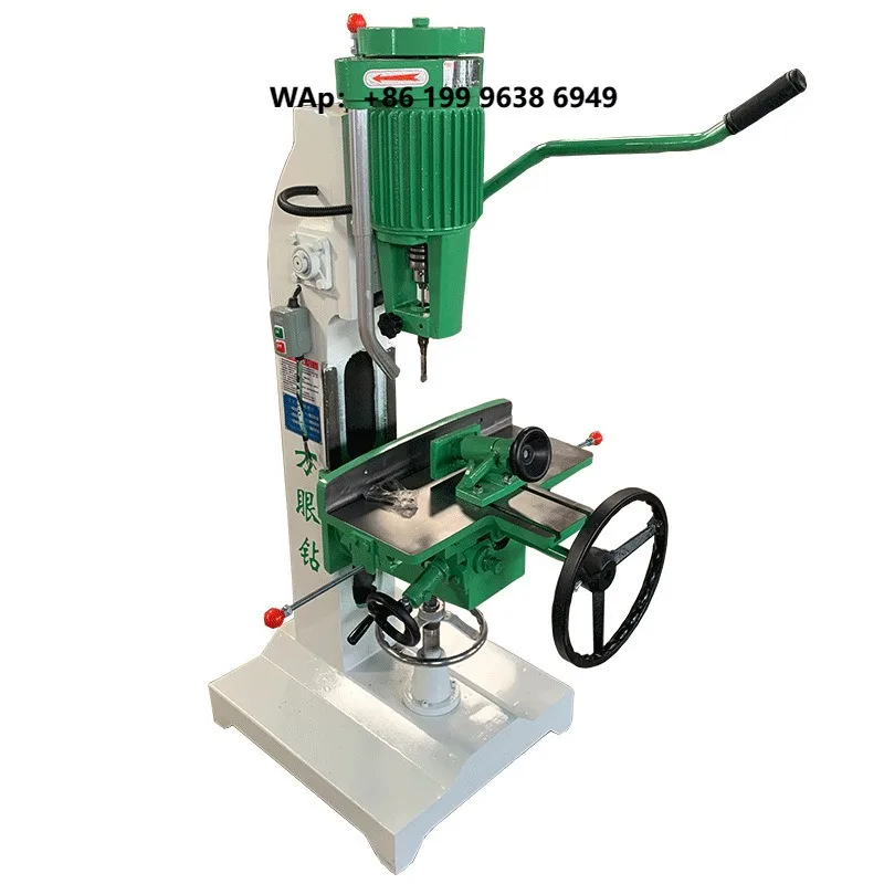 Automatic Small Wood Drilling Tenoning Machine with Square Hole Square Mortising Machine New Condition Core Components Motor