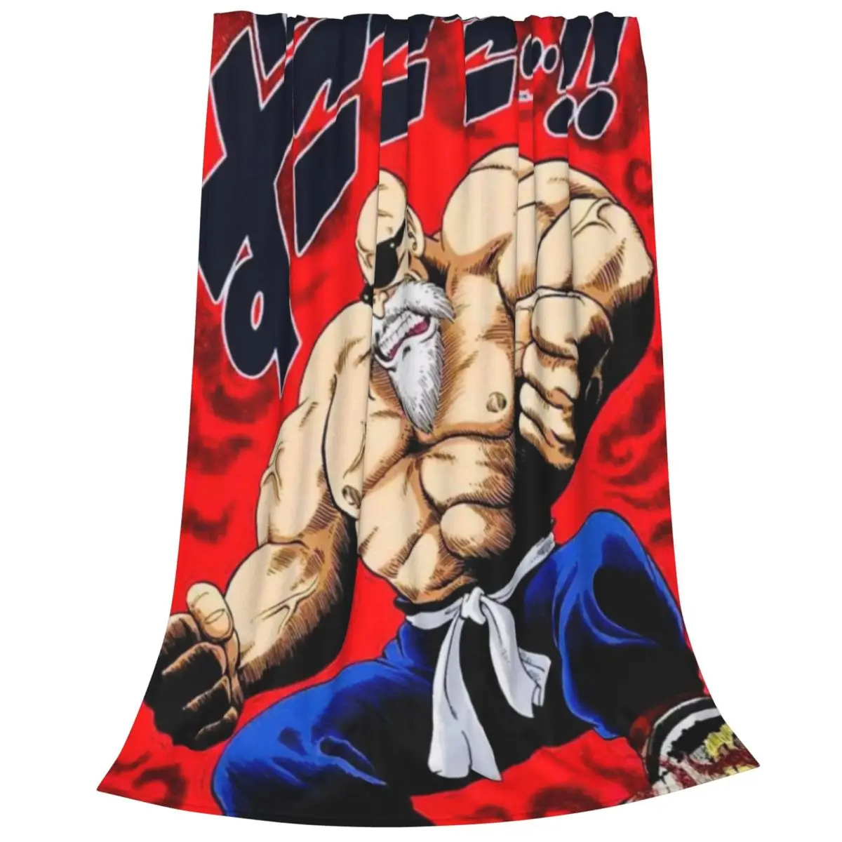 

Одеяла Master Roshi, фланелевое текстильное декоративное одеяло Kame Sennin Jackie Chun Dragon Ball, портативное легкое одеяло для кровати