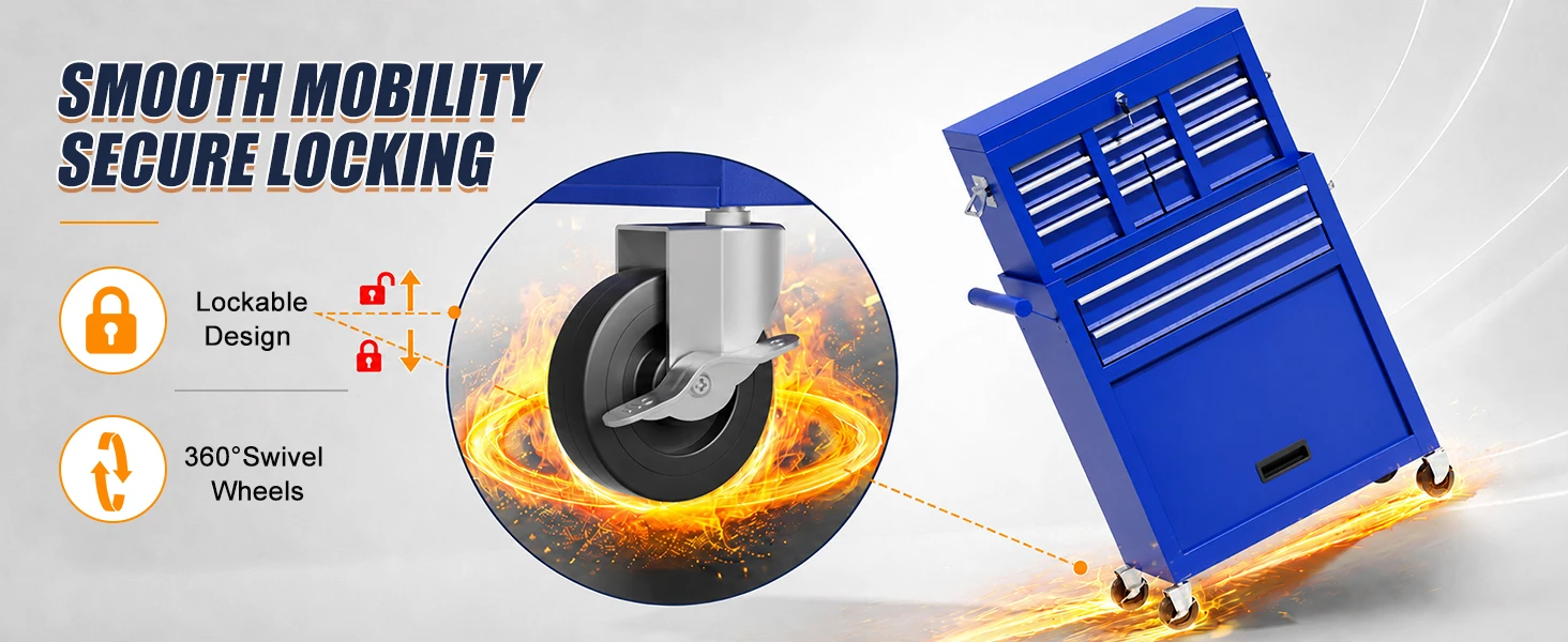2 in 1 Lockable Tool Box