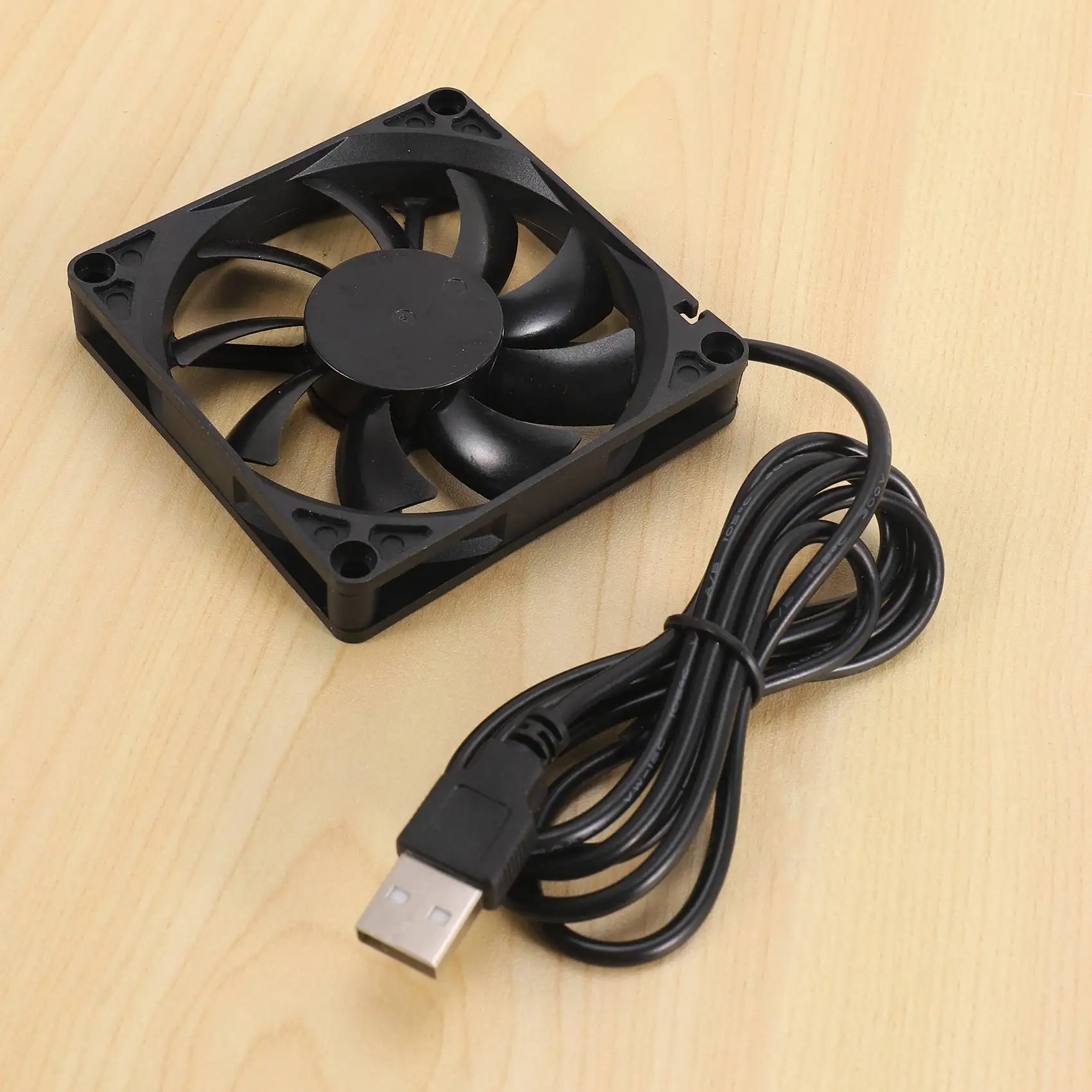 80mm 5V USB Fan 80mm 8cm 8015 Brushless DC Cooling Fan PC Computer Router Case Fan Cooler 2Pcs