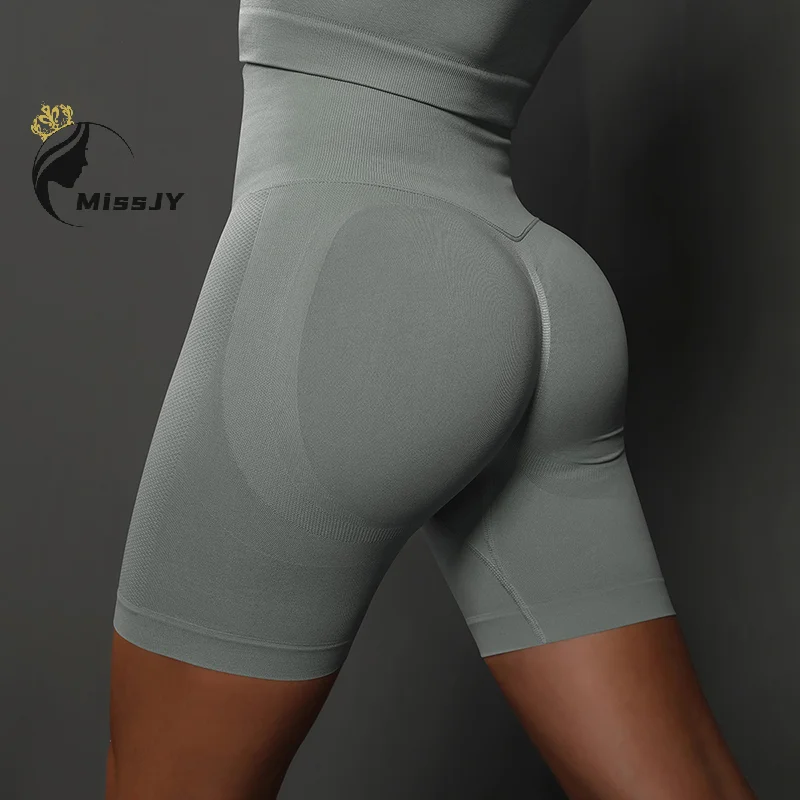 

High Waisted Biker Shorts For Women Tummy Control Butt Lifting Running Workout Gym Shorts Athletic Seamless Yoga Leggings