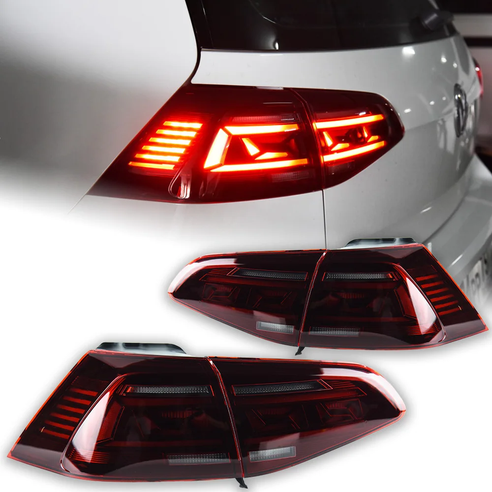 Car Lights For Golf 7 Tail Light MK7 MK7.5 Golf 7.5 Led Tail Lamp Rear Trunk Stop Brake Dynamic Signal Animation Auto Accessory