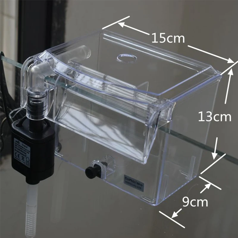 Aquarium Isolation Box Fish Tank Breed Hatchery House Incubator External Breeding Isolation Box With Pump Aquarium Accessories