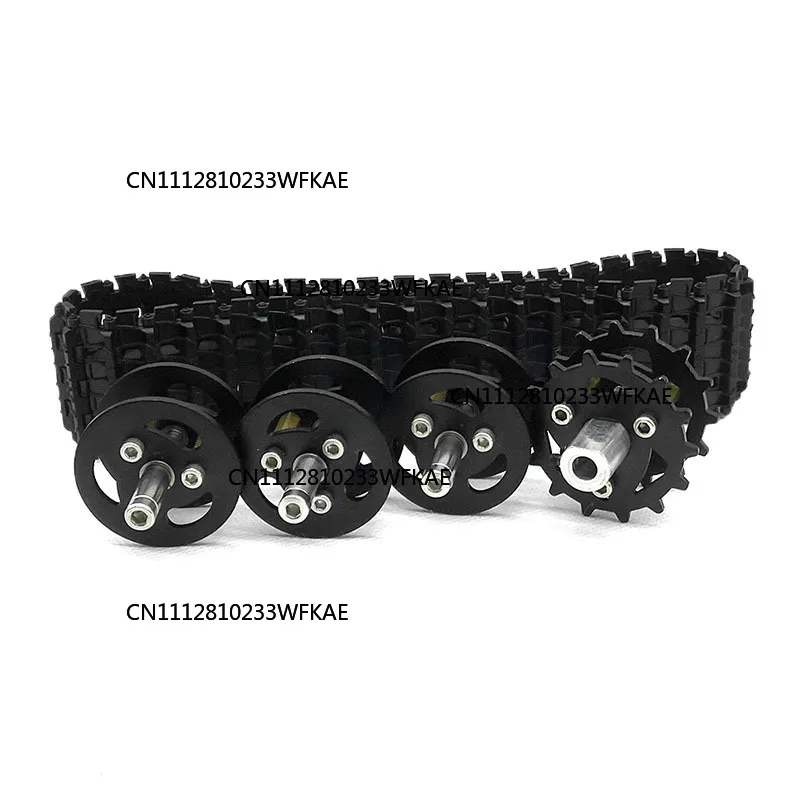 Intelligent Cart Accessories, Plastic Tracks Tank Car DIY Kit, Metal Load Bearing Drive Wheel Parts,6MM Inner Diameter Coupling