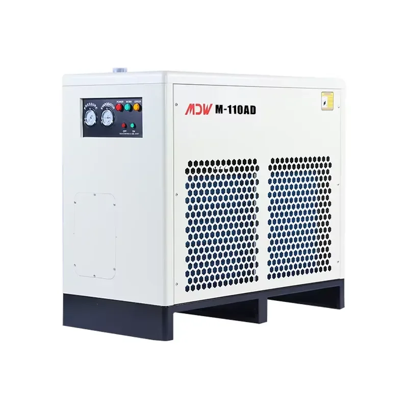 110KW Refrigerated Air Dryer Stainless Steel 20m3min 1.0MPa High Cooling Efficiency Stable Operation Industrial Compressed
