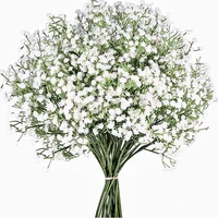 1Pcs 63cm Babies Breath Artificial Flowers Plastic Gypsophila DIY Floral Bouquets For Handmade Wedding Party Home Decoration