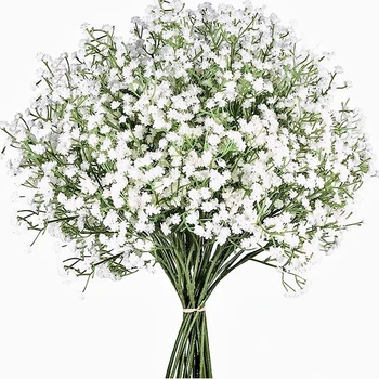 1Pcs 63cm Babies Breath Artificial Flowers Plastic Gypsophila DIY Floral Bouquets For Handmade Wedding Party Home Decoration