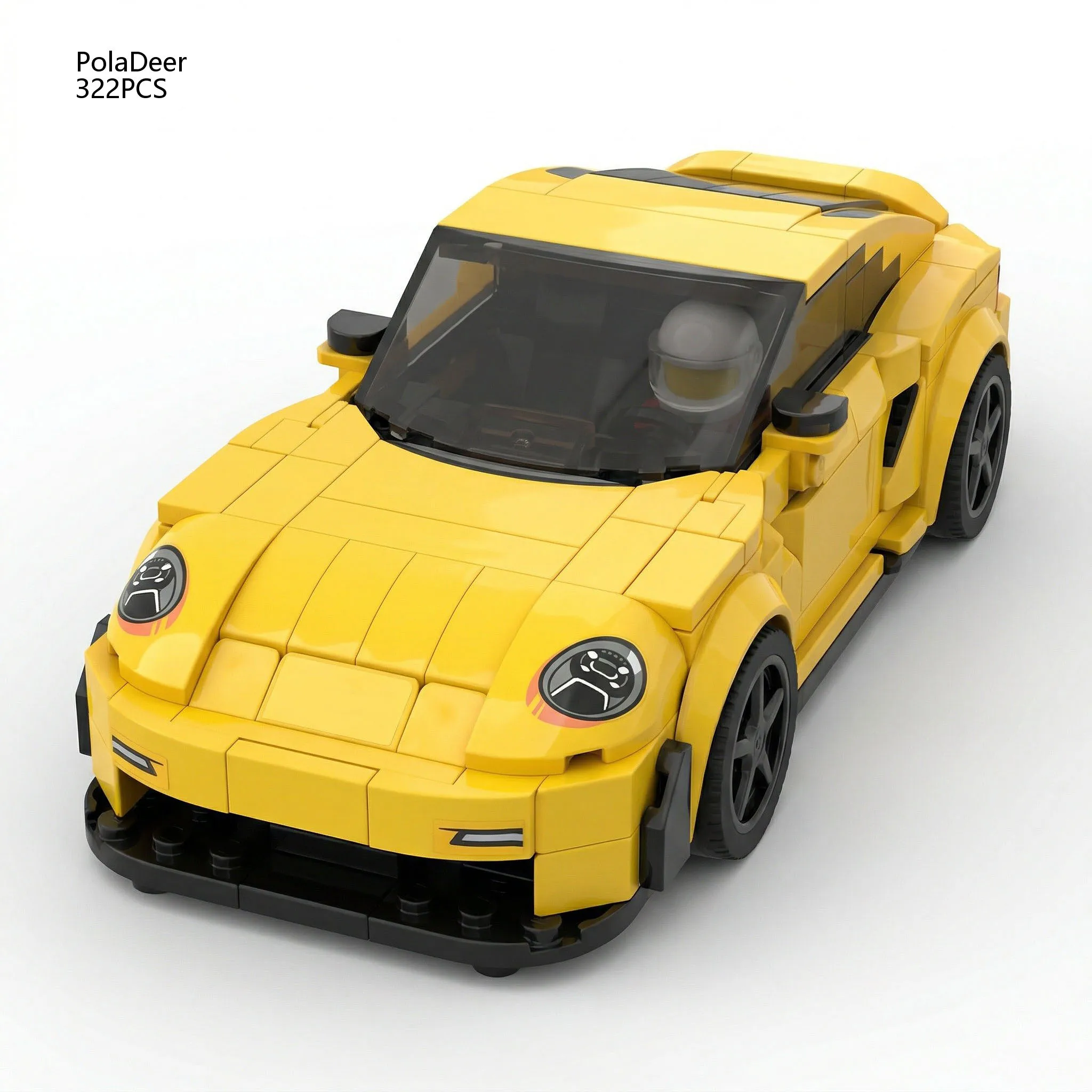 

PolaDeer MOC 322PCS 911 City vehicles GT3 Touring Package Building Blocks Assembly Model toy brick Children Birthday Gifts 77239