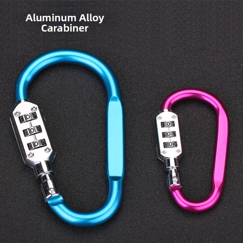 D Shape Carabiner Hook Professional Climbing Carabiner For Travel Backpack Helmet Bike Basket Aluminum Alloy Tool Parts