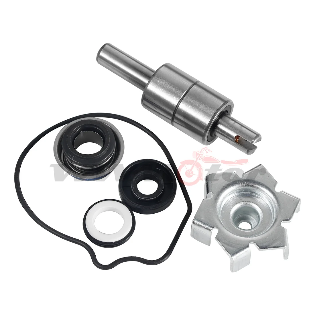 Water Pump Impeller Shaft Repair Kit For Honda XL600V Transalp 1988-1999 XL650V 2000-2006 NTV600 Revere 1988-1991 NTV650 1988-97