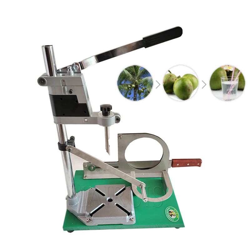 Heavy Duty Coconut Cutter Manual Opening Coconuts Machine Save Effort Coconut Capping Cover Drilling Machine