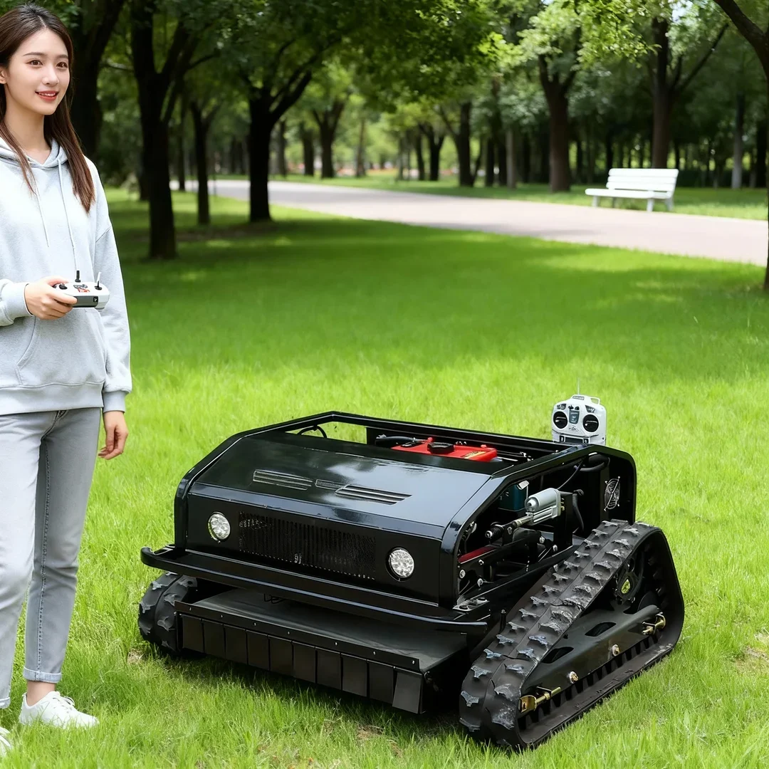 

Индивидуальная высококачественная одобренная CE промышленная гусеничная газонокосилка с дистанционным управлением для сельскохозяйственной машины для резки травы