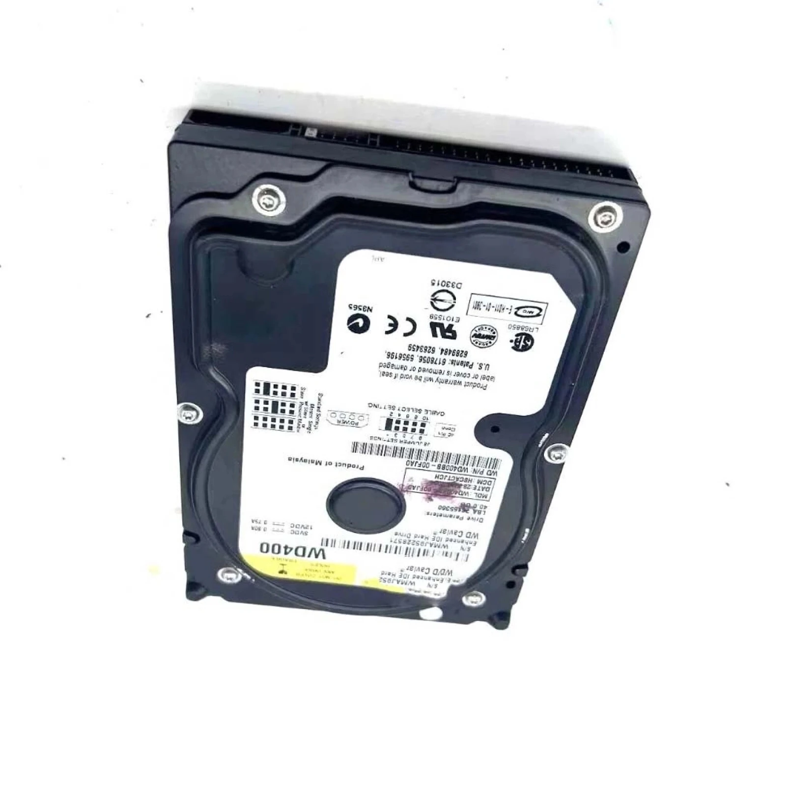 Disque dur IDE 40GB WD400, compatible avec les pièces d'imprimante HP DesignJet 4000