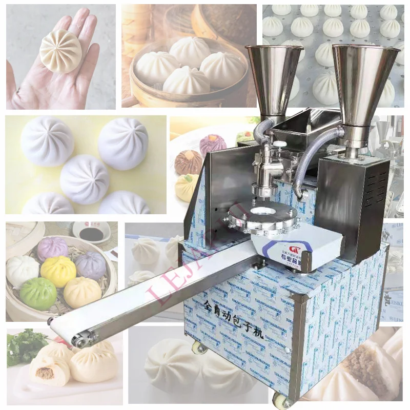 Good Quality Automatic Momo Dumpling Maker Steam Stuffing Bun Bao Baozi Making Machine Stainless Steel