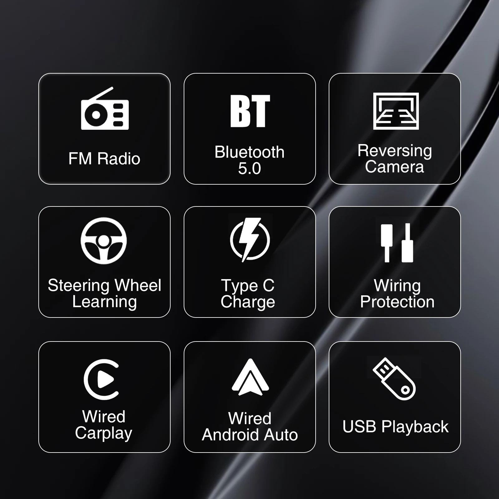 ESSGOO 1Din IPS 6.86 بوصة لاسلكي Carplay أندرويد راديو السيارة السيارات الوسائط المتعددة فيديو MP5 لاعب شاشة تعمل باللمس العالمي Stere