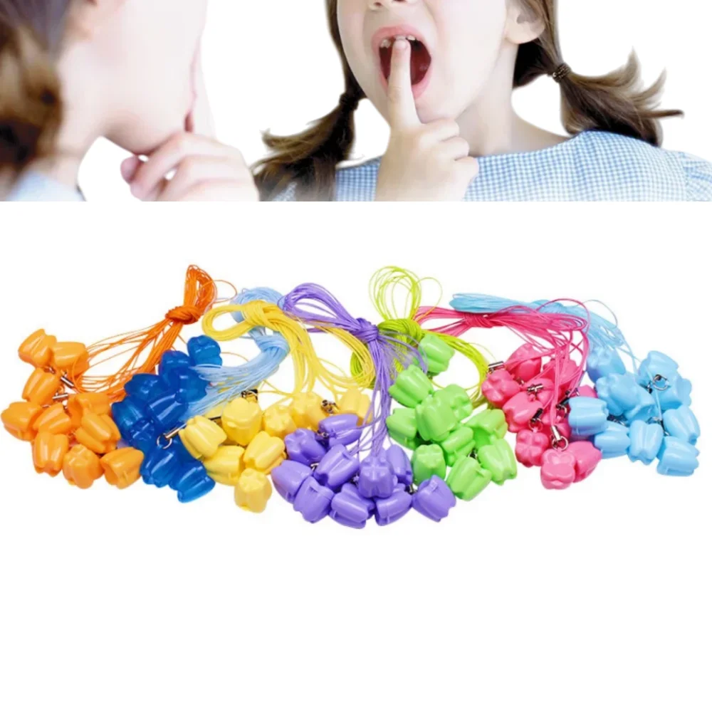 

10 шт., коробка для детских зубов в форме зуба, мини-органайзер для молочных зубов, детский сувенир, контейнер для экономии, подарки для стоматологической клиники