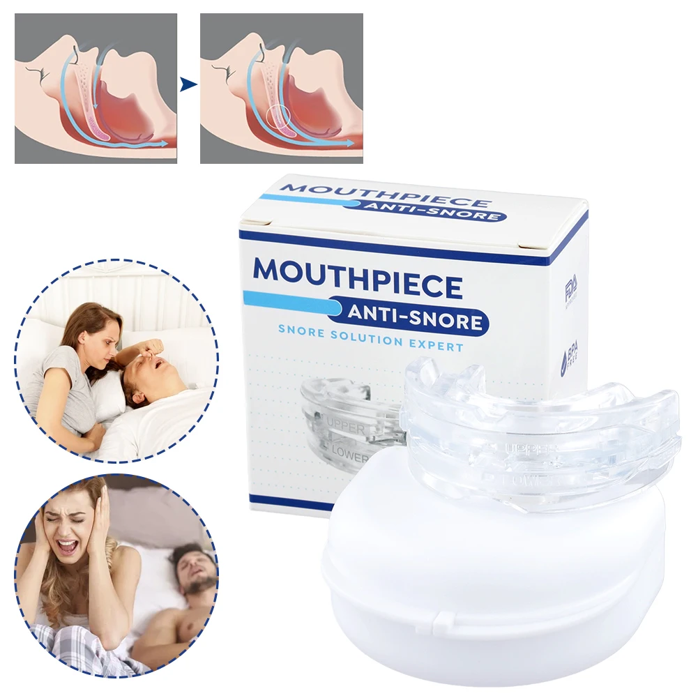 Anti Snoring Mouth Guard Adjustable Anti-Snoring Mouthpiece Sleeping Devices Bruxism Snoring Stopper Improve Sleep Mouthpiece