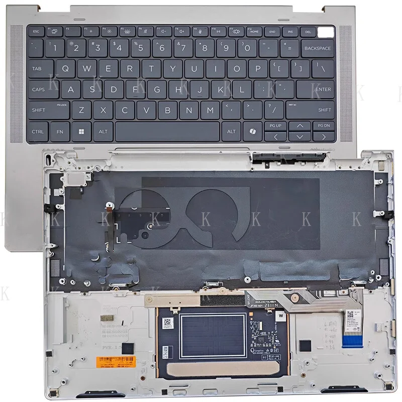 C  FOR 1pcs Palmrest US with Keyboard Touchpad for HP Elite x360 1040 G11 2-in-1 2024