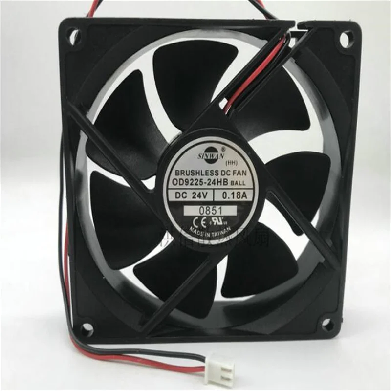 

OD9225-24HB 9CM 9225 24V 0.18A two-wire inverter cooling fan