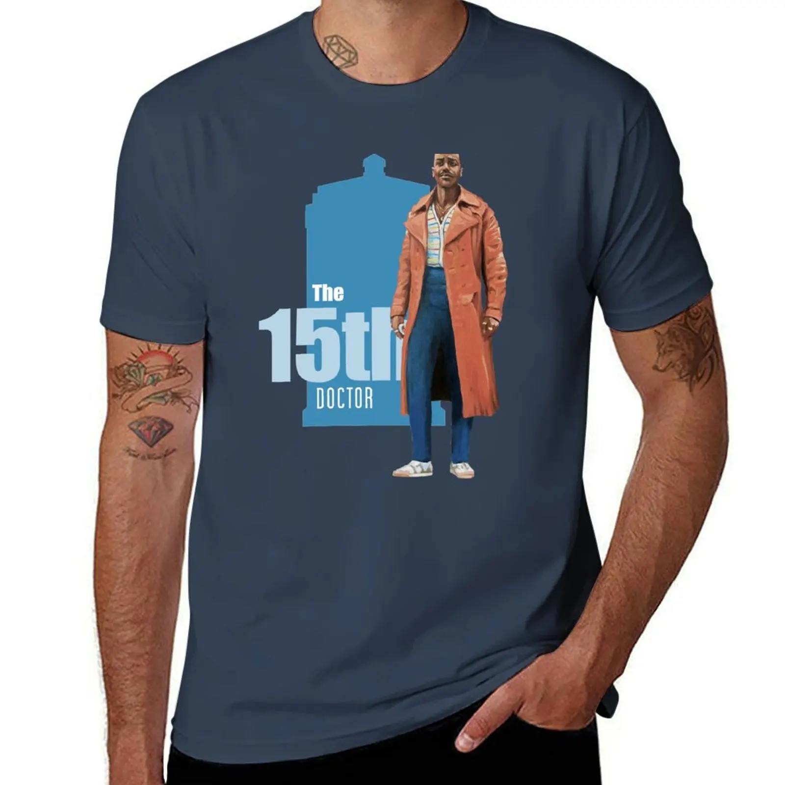 

The 15th Doctor: Ncuti Gatwa T-Shirt man t shirt summer anime t shirts for man t shirt for man T-Shirt