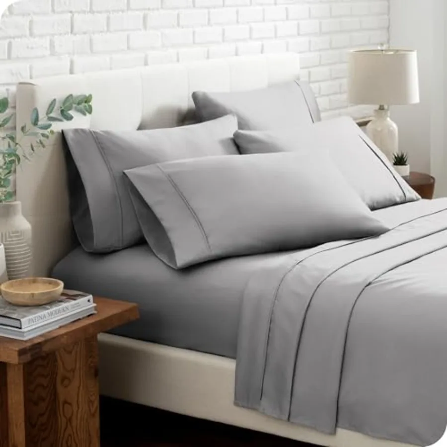 

Luxury Twin XL Sheet Set for Hotel Use 4Piece Extra Soft Bedding with Deep Pockets and Easy Fit Design Cooling and Breathable F