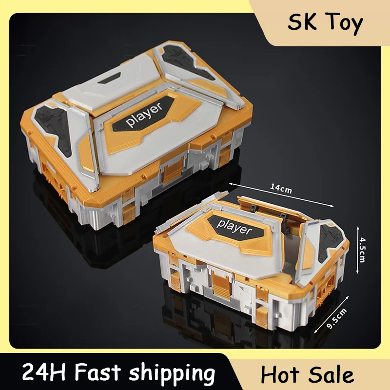 14cm Delta Game Prop Operator Box 3D Printing, Can Open The Lid,Player Box Cosplay Model Decorations Figure Game Elimination Box